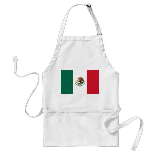 Avental Apron com Bandeira do México (Frente)