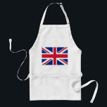 Avental Apron com Flag do Reino Unido<br><div class="desc">Adicione um toque de orgulho britânico à sua cozinha com este avental com a bandeira do Reino Unido! Feito com muita atenção ao detalhe, esse avental celebra a rica herança e diversidade cultural representada pelo bandeira da União. A design mostra orgulhosamente a bandeira icônica do Reino Unido, com a combinação...</div>