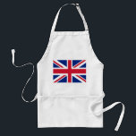 Avental Apron com Flag do Reino Unido<br><div class="desc">Adicione um toque de orgulho britânico à sua cozinha com este avental com a bandeira do Reino Unido! Feito com muita atenção ao detalhe, esse avental celebra a rica herança e diversidade cultural representada pelo bandeira da União. A design mostra orgulhosamente a bandeira icônica do Reino Unido, com a combinação...</div>