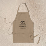 Avental Apron com marca mínima para padarias<br><div class="desc">Mínimo avental preto com marca da empresa. Perfeito para padaria,  donos de compro de pastelaria ou funcionarios. Personalize usando seu próprio logotipo e nome da empresa ou use o logotipo fornecido por mim.</div>