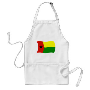 Avental Apron de Bandeira da Guiné-Bissau