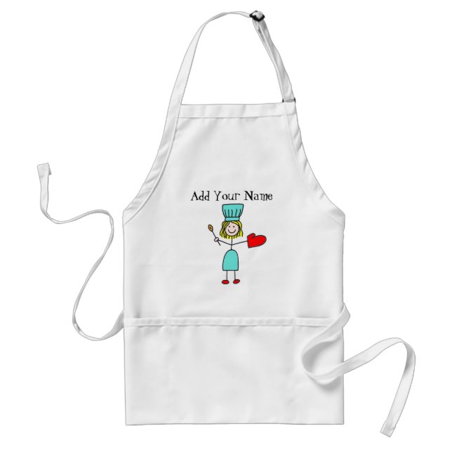 Avental Apron de Chef Personalizável (Frente)