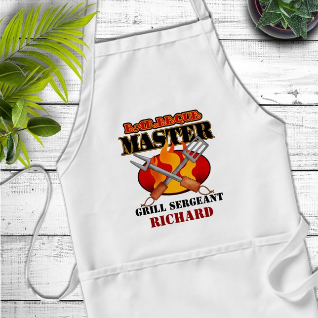 Avental Apron de CHURRASCO Personalizado Barbeque Master (Criador carregado)