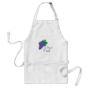 Avental Apron De Uvas