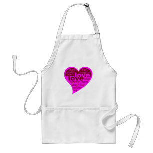 Avental Apron do Coração do Amor