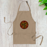 Avental Apron Espiral Celta<br><div class="desc">Para uma design que realmente pop olham para esta espiral celta muito interessante e colorida. Esta design tem muitos padrões diferentes e realmente faz uma declaração. Este design de espiral celta parece excelente neste avental. Perfeito para si mesmo ou como presente</div>
