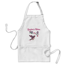 Avental Apron feminino beija-flor