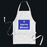 Avental Apron I Love Blue<br><div class="desc">Apron I Love Blue</div>