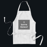 Avental Apron I Love Cinza<br><div class="desc">Apron I Love Cinza</div>