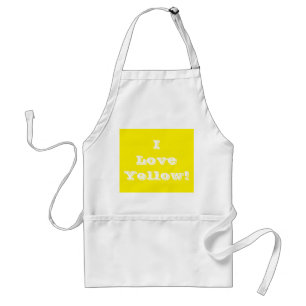 Avental Apron I Love Yellow