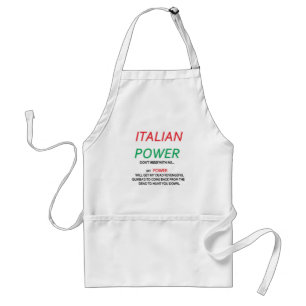 AVENTAL APRON ITALIANO NA COR ITALIANA DA BANDEIRA