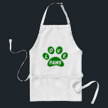 Avental Apron Love Paws on Paws Green<br><div class="desc">Apron Love Paws on Paws Green</div>