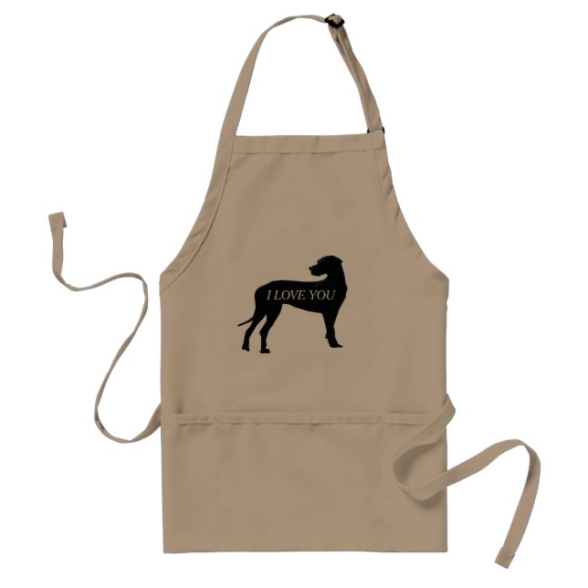 Avental Apron MuStandard Combo de Canino Negro (Frente)