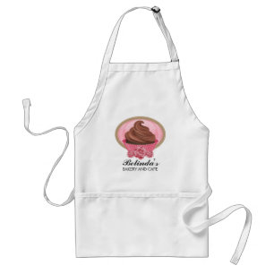 Avental Apron Personalizado da Bakeria de Cupcakes Elegant