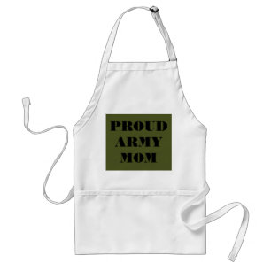Avental Apron Proud Army Mãe