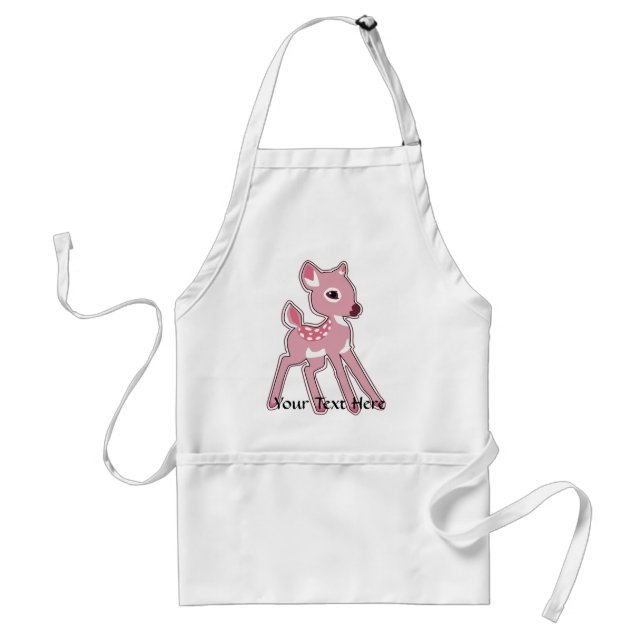 Avental Apron Rosa Fawn (Frente)