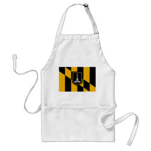 Avental Apron with Flag of Baltimore City, Maryland, USA