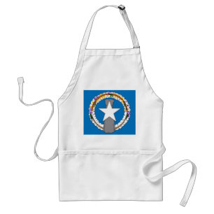 Avental Apron with Flag of Northern Mariana Islands, U S A