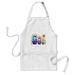 Avental Aprons de Dolls Dolls Matryoshka Russos