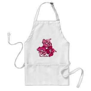Avental Aquarela Hibiscus Apron