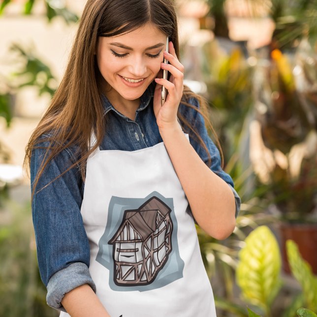 Avental Arquitetura Medieval do Quirky Tudor House (Criador carregado)