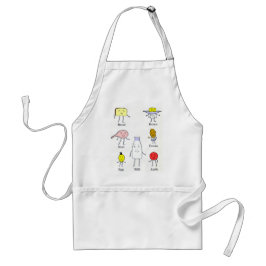 Avental Arte da Cozinha do Comida Vintage Favorita