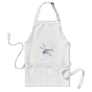 Avental Arte de Cartoon Azul