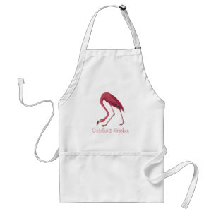 Avental Arte Inglesa Flamingo, Rosa-Americana, de Audubon
