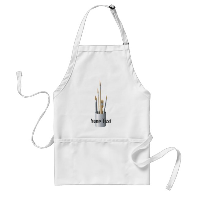 Avental Artista Brushes Apron (Frente)