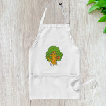 Avental Árvore com Animais Florestais de Natureza Custa<br><div class="desc">Adicione um toque lúdico à sua cozinha ou ao seu artesanato com este avental delicioso com uma ilustração caprichosa de animais numa árvore. Esta design encantadora mostra criaturas de floresta alegres, incluindo pássaros, esquilos e um coelho, aninhados em uma árvore vibrante, trazendo uma vibração divertida e inspirada na natureza para...</div>
