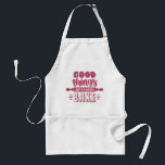 Avental As coisas boas vêm aqueles que Assar Apron para pa<br><div class="desc">A tipografia brilhante,  rosa,  "Boas coisas vêm a quem assar",  é um presente bonito para quem ama assar.</div>