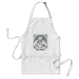 Avental Assistente médico retrô-personalizado Apron