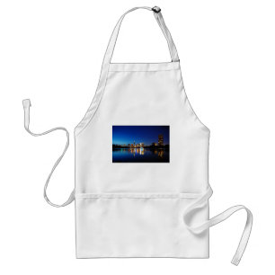 Avental Austin Texas Centro Night Skyline Ladybird Lake