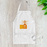 Avental Autumn Fairy Princess com Folhas Laranja e Coroa<br><div class="desc">Abraçar a magia da temporada de outono com nossa encantadora princesa de outono, Fada Apron. Este avental maravilhosamente desenhado apresenta uma fada de outono caprichosa, adornada em tons quentes e ricos de laranja, ouro e vermelho que captam a essência do outono. Com suas asas delicadas e uma pose graciosa, esta...</div>