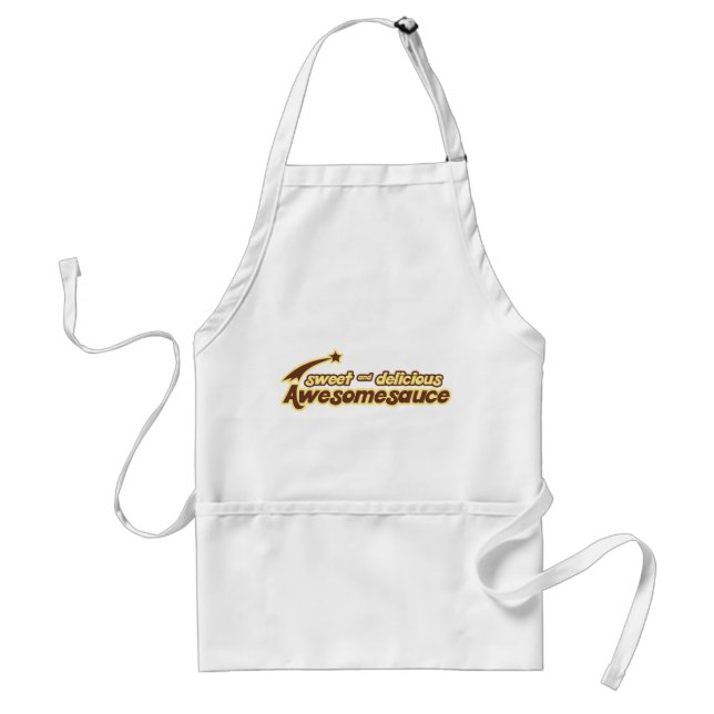 Avental Awesomesauce doce e delicioso (Frente)