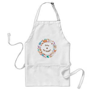 Avental Baking é minha terapia Apron