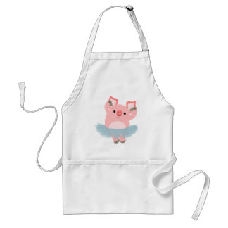 Avental Ballerina Pig Apron - Cartoon