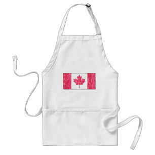 Avental Bandeira canadense afligida
