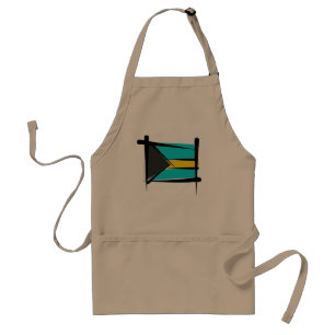 Avental Bandeira da escova de Bahamas