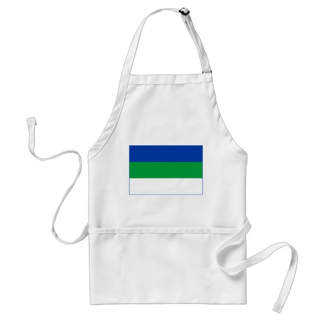 Avental Bandeira da República Komi (Frente)