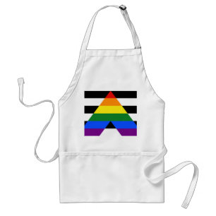 Avental Bandeira de aliado straight da SlipperyJoe's lisa