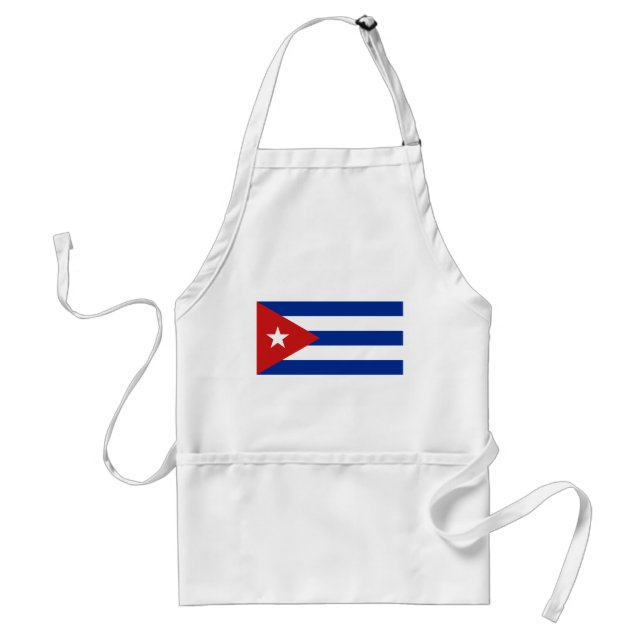 Avental Bandeira de Cuba (Frente)