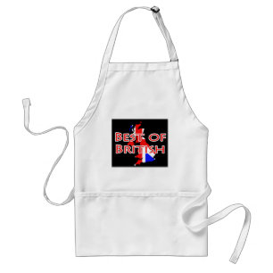 Avental Bandeira de Union Jack no mapa - melhor de