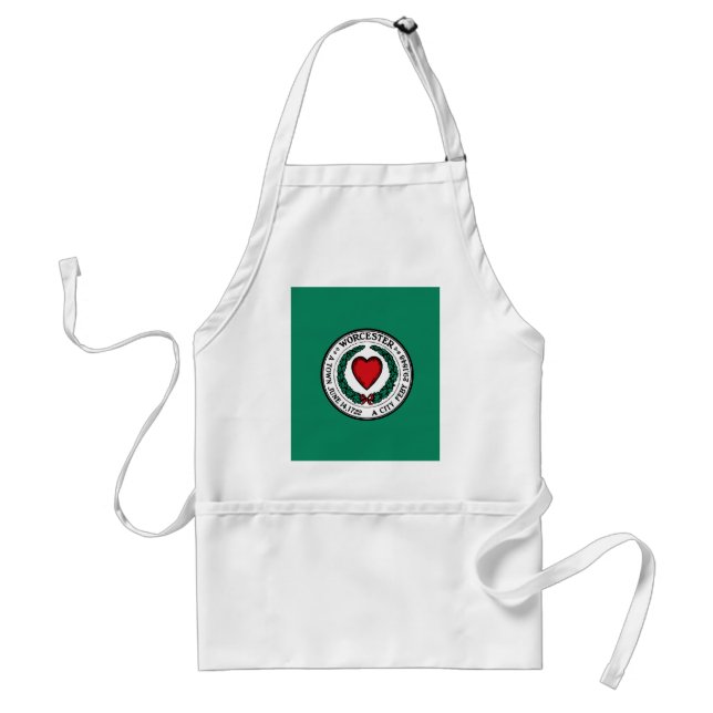 Avental Bandeira de Worcester, Massachusetts  (Frente)