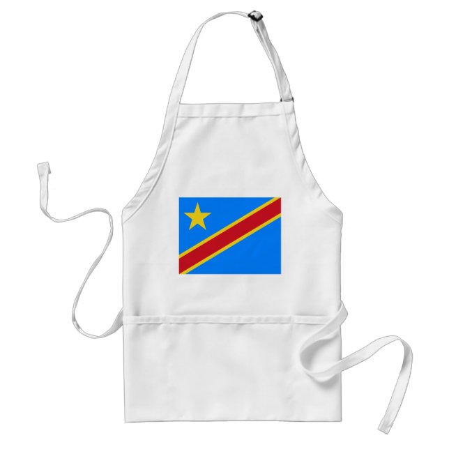 Avental Bandeira do Congo Quinxassa (Frente)