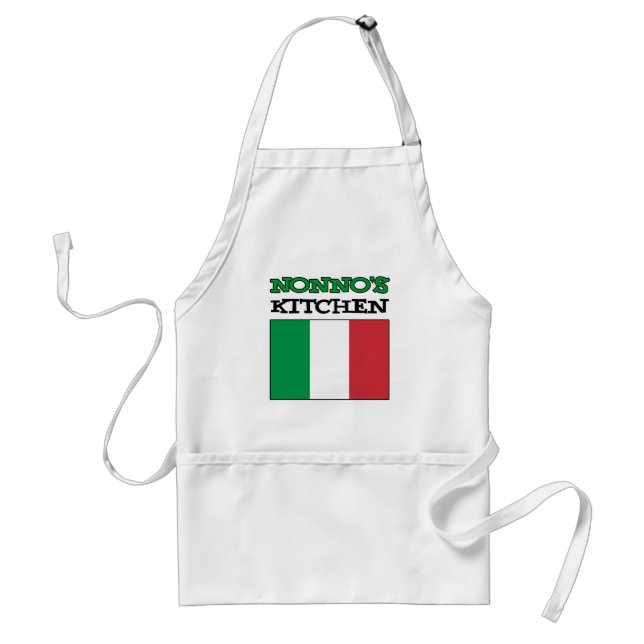 Avental Bandeira do italiano da cozinha de Nonno (Frente)