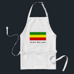 Avental Bandeira do orgulho de Rastafarian<br><div class="desc">Mostre fora seu orgulho nos ideais do Rastafarianism. Este artigo caracteriza a bandeira bonita de Rastafari.</div>