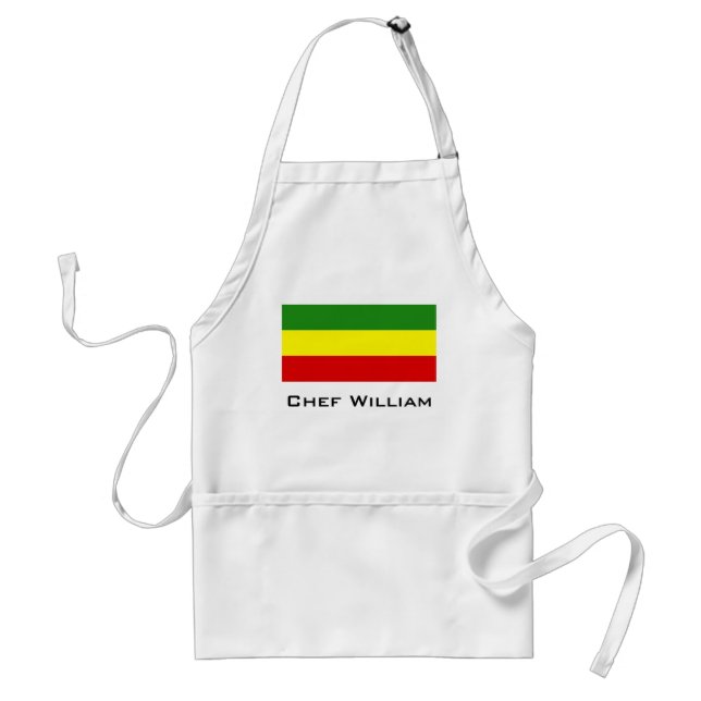 Avental Bandeira do orgulho de Rastafarian (Frente)