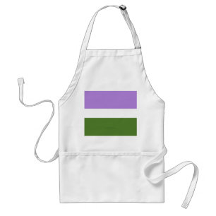 Avental Bandeira do orgulho genderqueer SlipperyJoe's lava