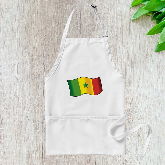 Avental Bandeira do Senegal Orgulho Senegalês Verde Amarel (Criador carregado)